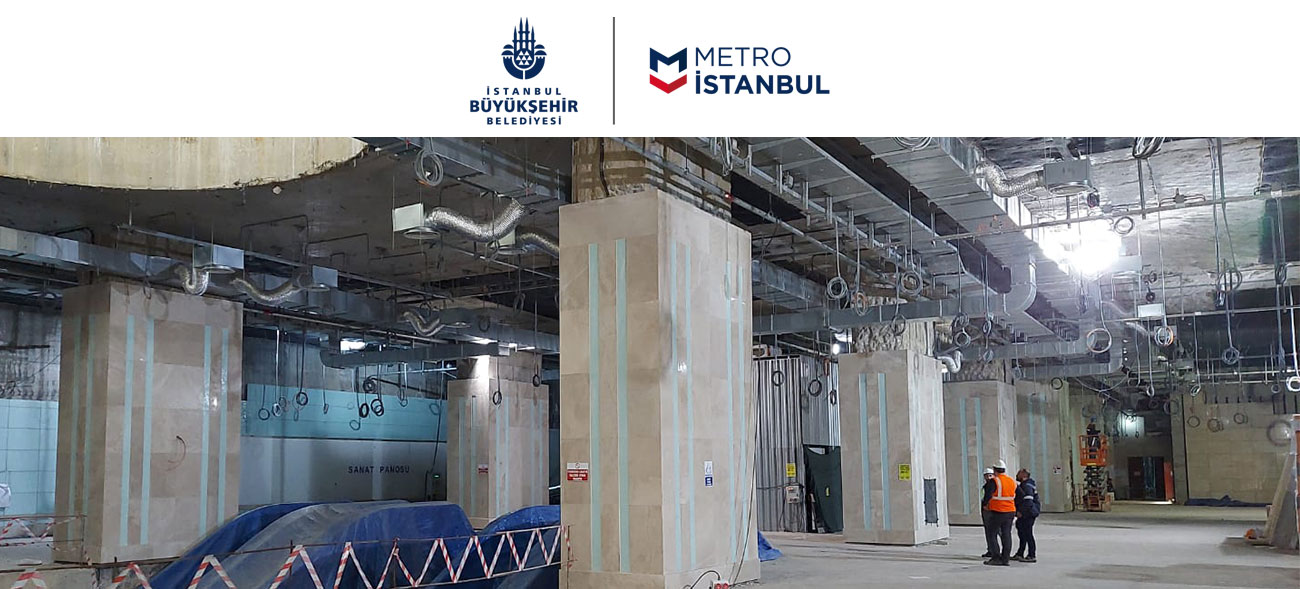 DUDULLU BOSTANCI U-BAHNLINIE, ELEKTRO- MECHANISCHEN SYSTEM ARBEITEN, 2018 DUDULLU BOSTANCI U-BAHNLINIE, ELEKTRO- MECHANISCHEN SYSTEM ARBEITEN, 2018