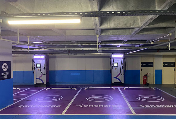 Istanbul İstinye Park Shopping Mall Ladestation für Elektrofahrzeuge